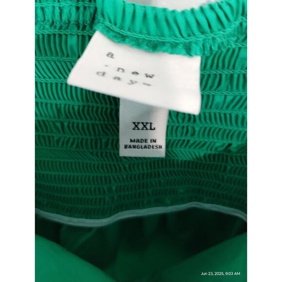 A New Day Women's size XXL Cotton Breathable Summer Mini Beachy Resort Dress - Picture 9 of 11